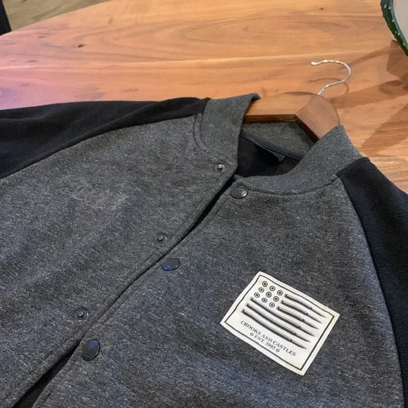 💯 Rare Used Mens Crooks & Castles Jacket - Picture 3 of 14